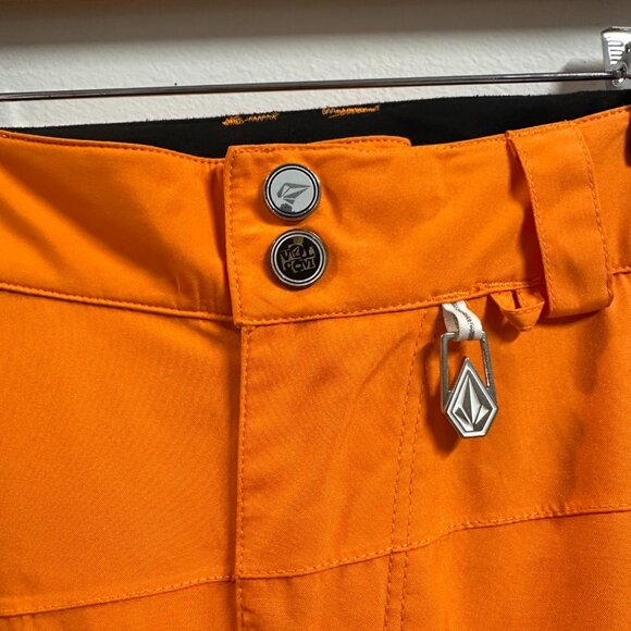Volcom Nimbus Snow Pants Men's Large Orange Snowboard Gore-Tex Recco - Picture 6 of 10